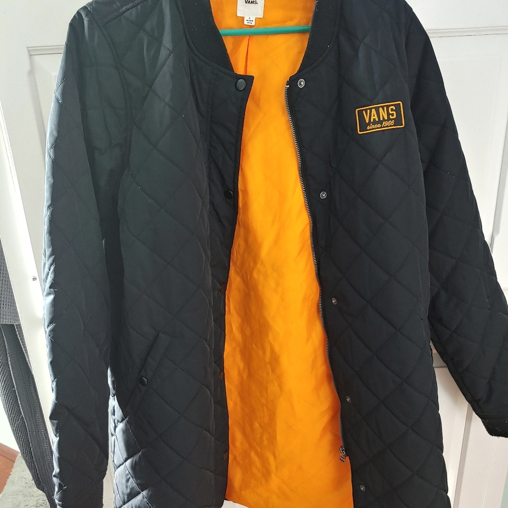 Long Vans quilted coat